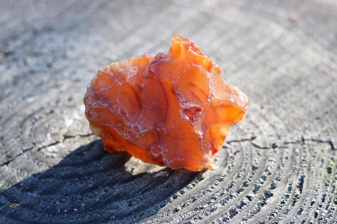 Large single Washington carnelian agate