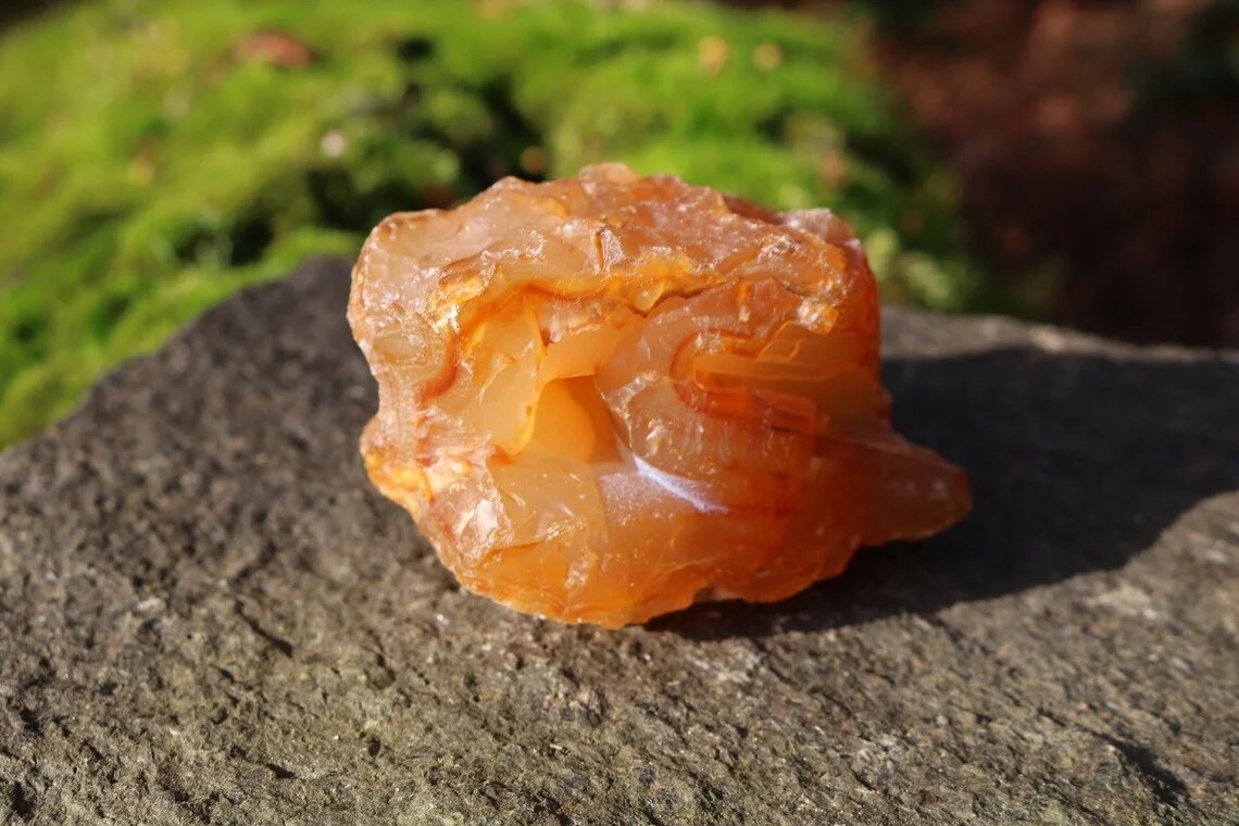 Washington carnelian agate raw single nugget
